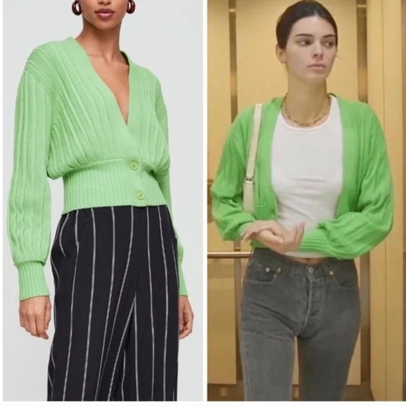 Aritzia Wilfred Thais Wool Plunge Cardigan - Picture 13 of 13